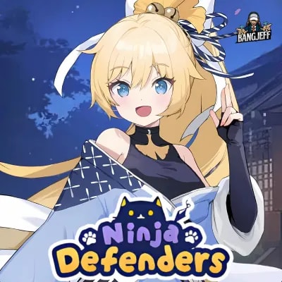 Logo Ninja Defenders: Cat Shinobi