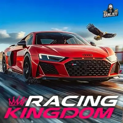 Logo Racing Kingdom Car Drag Race
