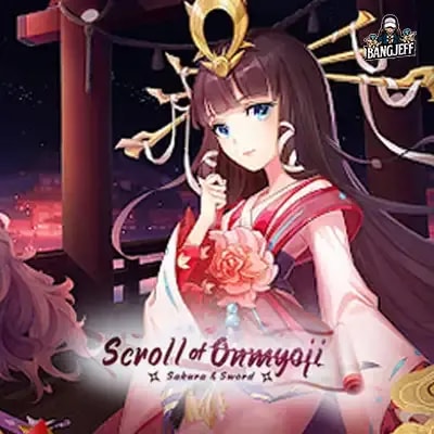 Logo Scroll of Onmyoji Sakura & Sword