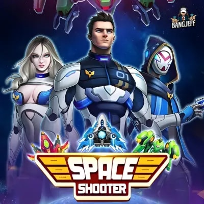 Logo Space Shooter - Galaxy Attack